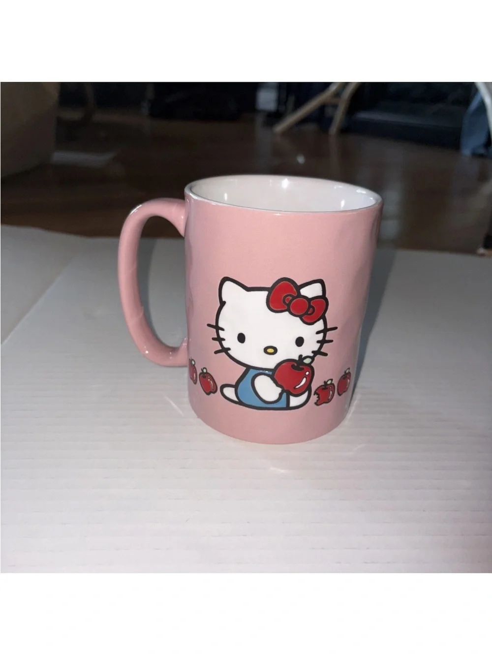 Hello Kitty Pink Apple Ceramic Coffee Mug